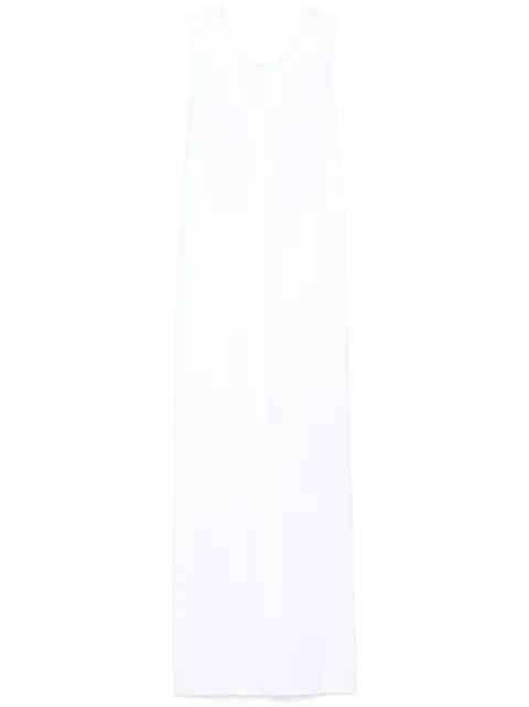 LouLou de Saison Rayna midi dress White RAYNA