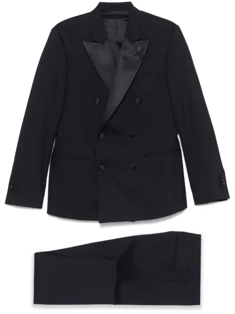 Lardini double-breasted suit Blue ES5920E1ESE64301