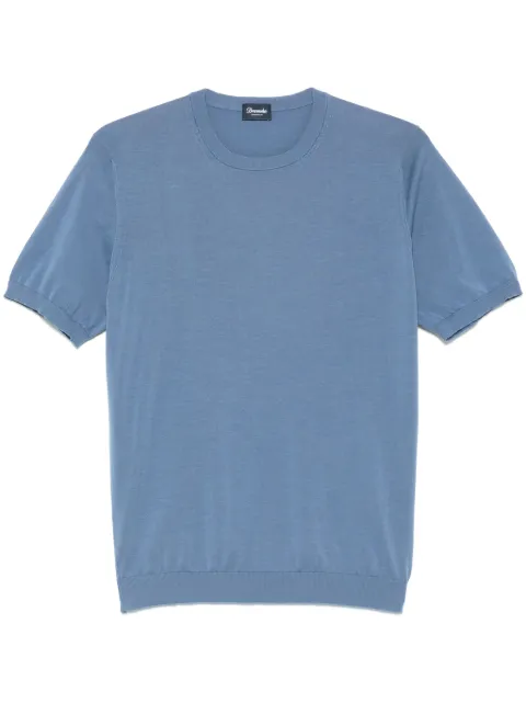 Drumohr cotton T-shirt Blue D0GN100
