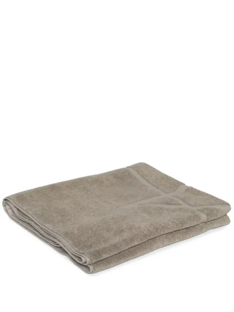 Rick Owens cotton beach towel (100 cm x 170 cm) Grey RH0000001SPO1