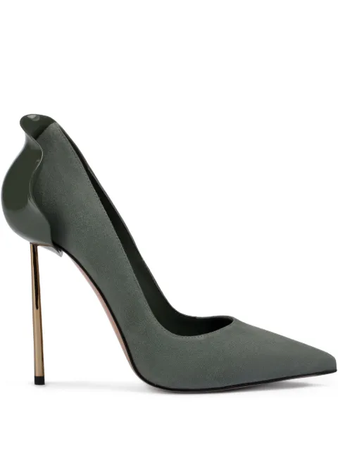 Le Silla Petalo stiletto pumps Green 3101M100G3PPVEL