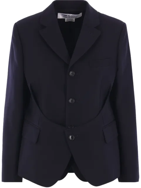 Comme Des Garçons Comme Des Garçons single-breasted blazer Blue ROJ001S25