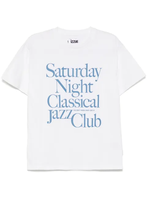 izzue slogan-print T-shirt White J1152S5