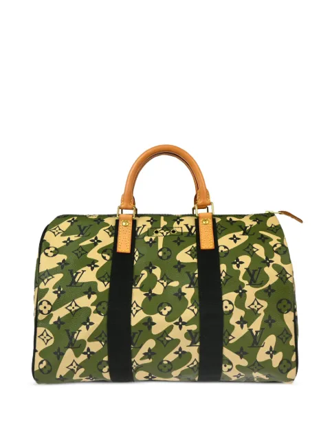 Louis Vuitton Pre-Owned x Takashi Murakami 2008 Monogramouflage Speedy 35 handbag Green M95773
