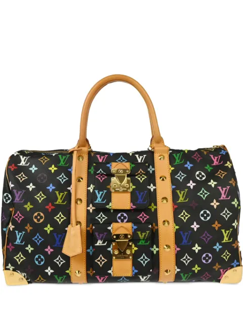 Louis Vuitton Pre-Owned x Takashi Murakami 2003 Speedy 45 handbag Black M92640