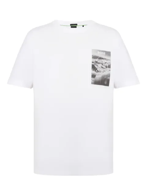 BOSS graphic-print T-shirt White 50533233
