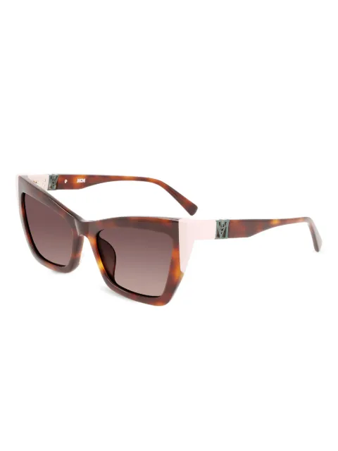 MCM tortoiseshell pink-detail sunglasses Brown MCM722SLB232