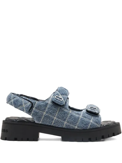 Marc Jacobs The Quilted denim sandals Blue 2P5FSA001F01416