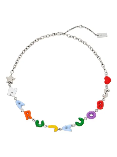 Marc Jacobs The Enamel Ballon necklace Silver 2P5JNC001J15098
