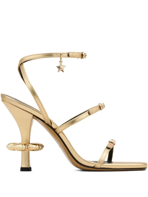 Marc Jacobs The Metallic Leather Daisy sandals Gold 2P5FPM001F14