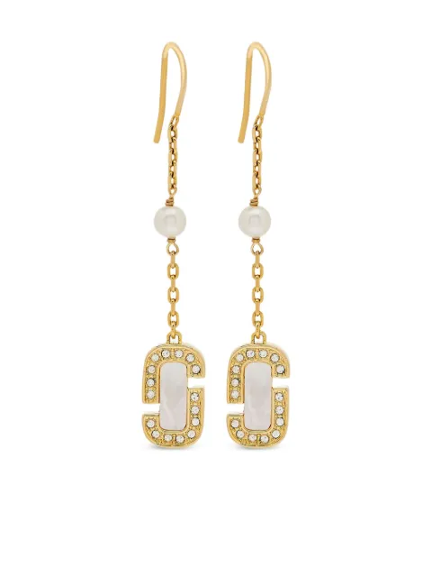 Marc Jacobs The Mother Of Pearl J Marc Luxe Drop earrings Gold 2P5JER001J17722
