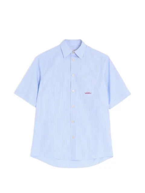 Valentino Garavani embroidered cotton shirt Blue VAAE87B2S