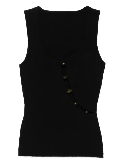 SIR. beaded cut-out tank top Black SIR2257045