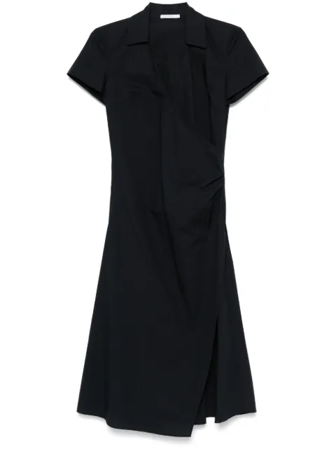 Patrizia Pepe wrap midi dress Blue 2A2930A9B9C789