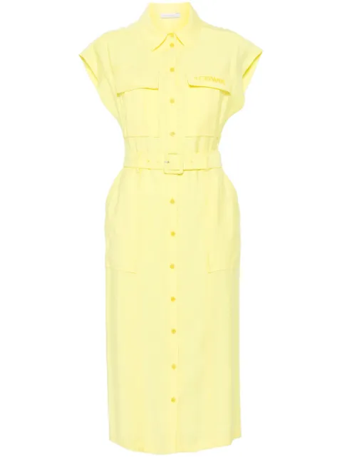 Patrizia Pepe long shirt dress Yellow 2A2870A573Y469