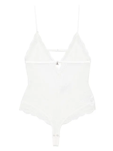 Patrizia Pepe lace bodysuit White 2I0143A602