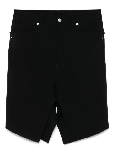 Rick Owens slivered mini skirt Black RU01E5345WLP