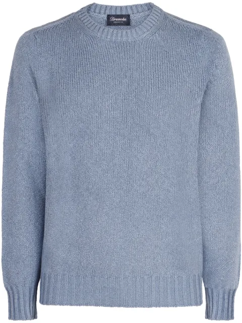 Drumohr cotton jumper Blue D5C103SS
