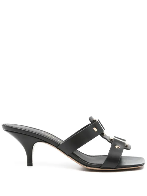 Ferragamo leather sandals Black 782450