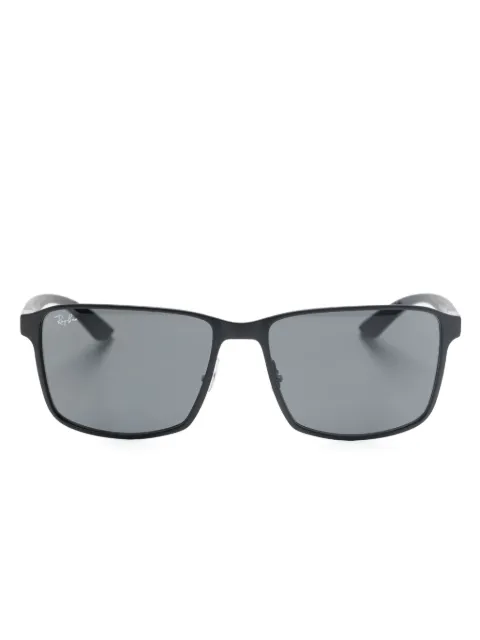 Ray-Ban rectangle-frame sunglasses Black RB3721