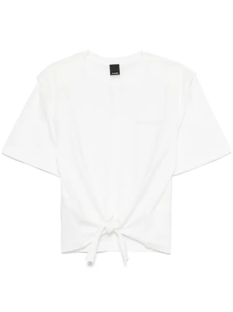 PINKO tied T-shirt White 105015A2ID