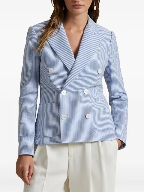 Polo Ralph Lauren double-breasted pinstripe blazer Blue 211965117001