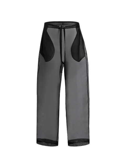 KHAITE silk trousers Black 3160343200