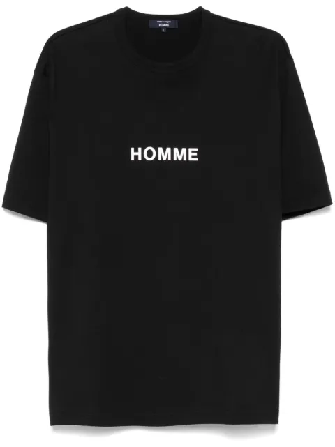 Comme des Garçons Homme logo-print T-shirt Black HOT103