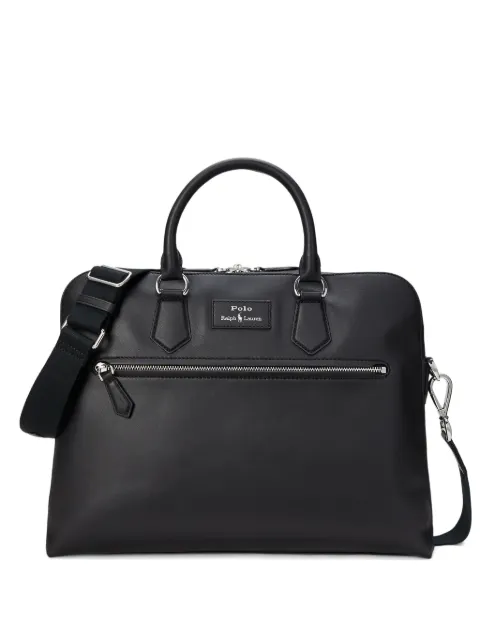 Polo Ralph Lauren leather briefcase Black 405962454001