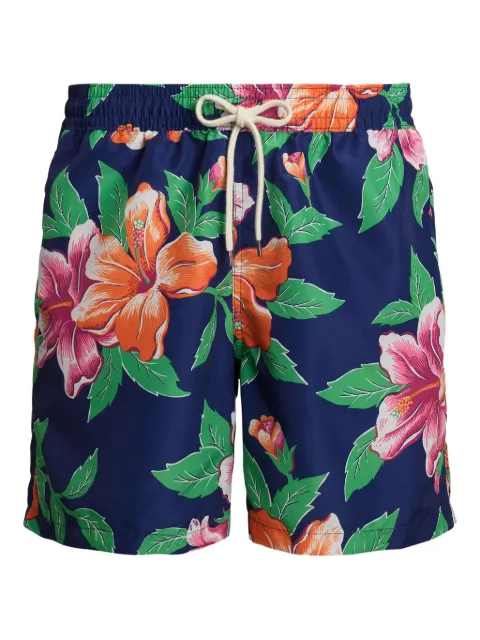 Polo Ralph Lauren floral-print swim shorts Blue 710963321001