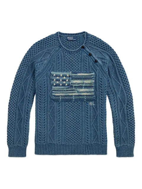Polo Ralph Lauren cable-knit jumper Blue 710963273001