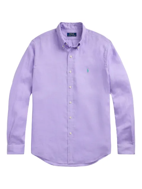 Polo Ralph Lauren linen shirt Purple 710966294014