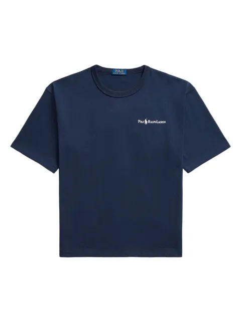 Polo Ralph Lauren logo-embroidered T-shirt Blue 710964714002