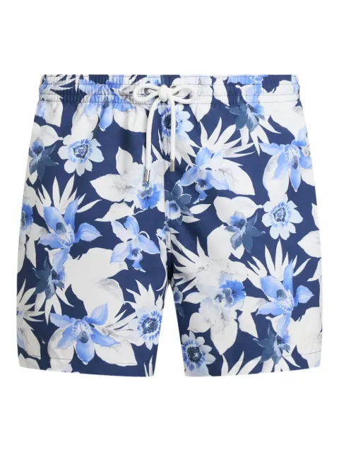 Ralph Lauren Purple Label floral-print swim shorts Blue 790963746