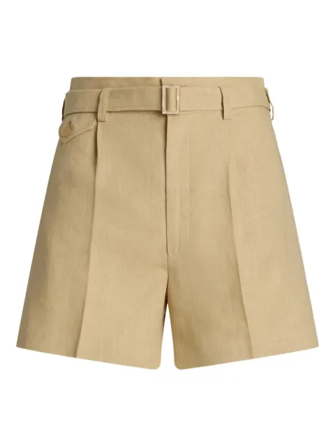 Ralph Lauren Collection belted tailored shorts Brown 290975194001