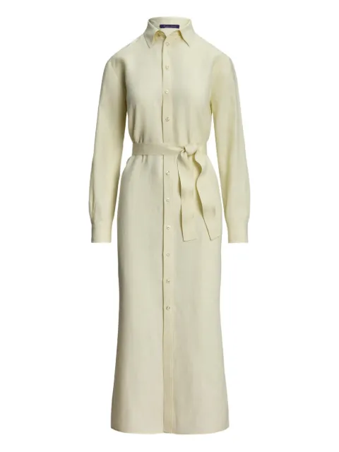 Ralph Lauren Collection belted shirt dress Neutrals 290955061002
