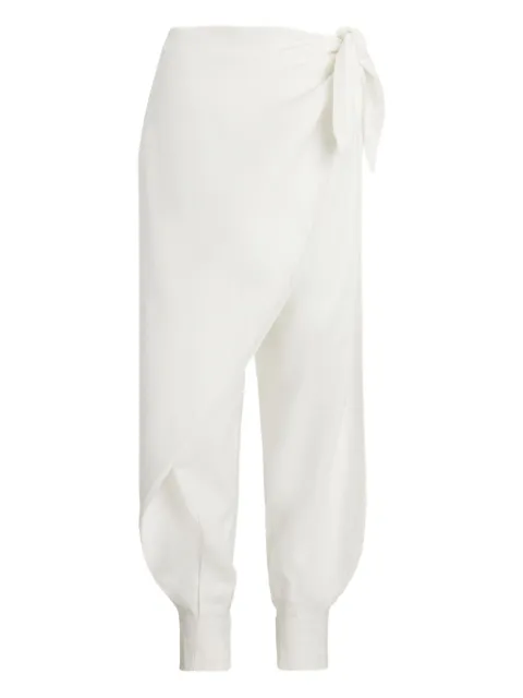 Polo Ralph Lauren wrap-effect trousers White 211965023001