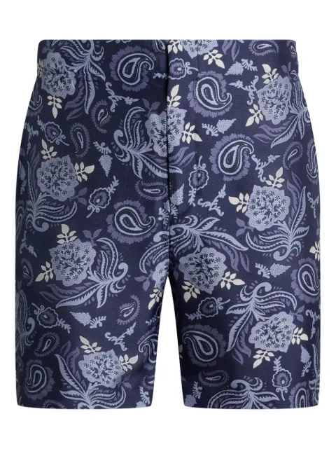 Ralph Lauren Purple Label paisley-print swim shorts Blue 790963748001