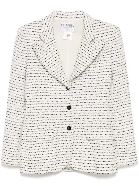 CHANEL Pre-Owned Monochrome jacket White DPRA8504
