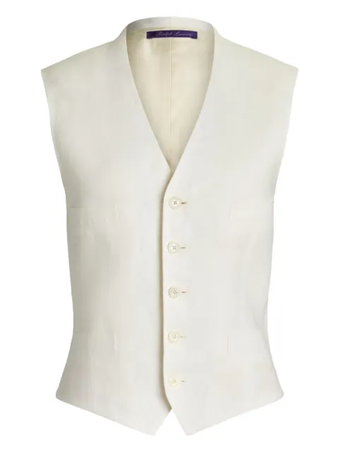 Ralph Lauren Collection button-up jacket White 290974478002