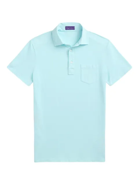 Ralph Lauren Purple Label cotton polo shirt Blue 790963409006