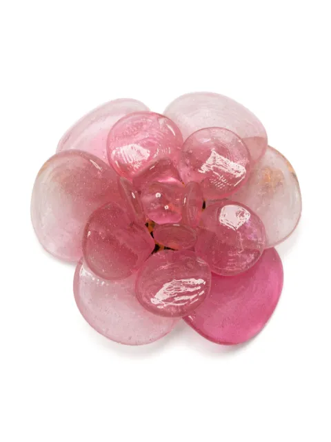 CHANEL Pre-Owned Camellia brooch Pink DPRA8502