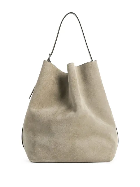TOTEME belted suede tote bag Neutrals 234WAL853LE0004272