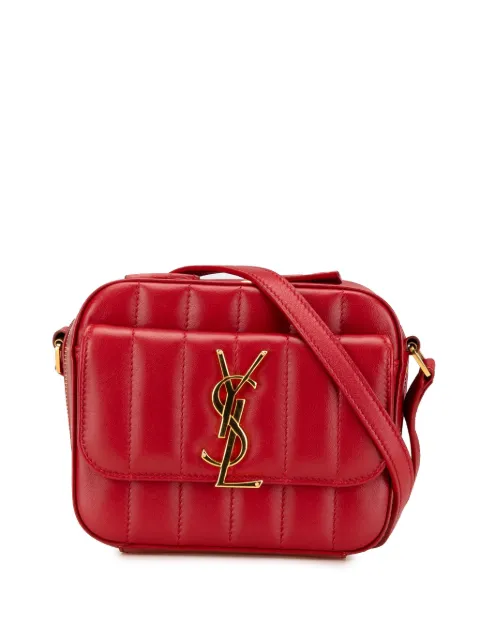 Saint Laurent Pre-Owned 2000-2024 Toy Lambskin Vicky crossbody bag Red YVXJPYU5TLEWUZC1