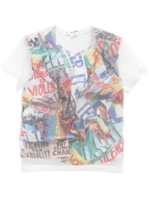 Comme Des Garçons graphic-print T-shirt White GOT018S25