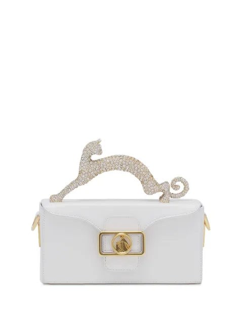 Lanvin Pencil Cat mini bag White LWBGBRS3TOPCE25