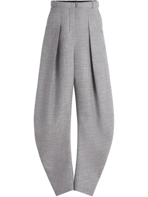 Lanvin belted tapered trousers Grey RWTR01235293E25