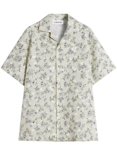 Lanvin floral-print shirt Neutrals RMSI00196107E25