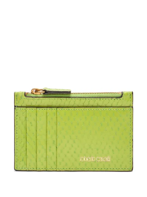 Roberto Cavalli leather cardholder Green TKA005PZV98