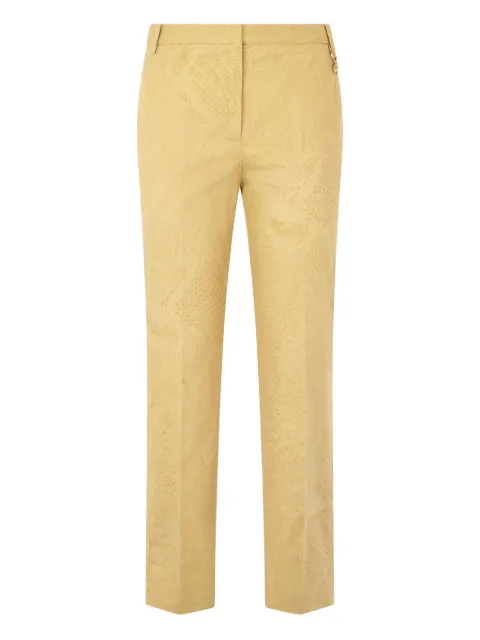 Roberto Cavalli python-print trousers Neutrals UKT2064NN53
